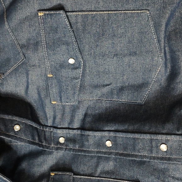 BB Brand Denim Welding Workwear Shirt 3XL pearl snap - Picture 8 of 8